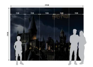 Fototapeta Harry Potter – Bradavice | Vliesová fototapeta na zed' | 375 x 270 cm, FTD5P 352183 - Obrázek 5