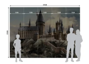 Fototapeta Harry Potter – Výhled na Bradavice | Vliesová fototapeta na zed' | 375 x 270 cm, FTD5P 352185 - Obrázek 5