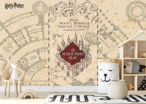 Fototapeta Harry Potter – Pobertův plánek | Vliesová fototapeta na zed' | 375 x 270 cm, FTD5P 352187
