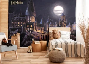 Wall Mural Harry Potter Hogwarts, Premium Non-woven Wallpaper, 375 x 270 cm, FTD5P 352189