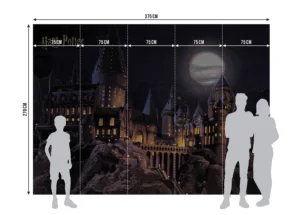 Fototapeta Harry Potter – Bradavice | Vliesová fototapeta na zed' | 375 x 270 cm, FTD5P 352189 - Obrázek 4