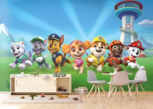 Wall Mural Paw Patrol Brave Team, Premium Non-woven Wallpaper, 375 x 270 cm, FTD5P 352199 - Image 4