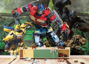 Dětská fototapeta Transformers Vzhůru do Boje | Vliesová fototapeta na zed' | 375 x 270 cm | FTD5P 352203