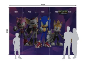 Dětská fototapeta Sonic | Vliesová fototapeta na zed' | 375 x 270 cm | FTD5P 352205 - Obrázek 6