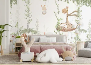 Dětská fototapeta Setkání Přátel z Džungle | Vliesová fototapeta na zed' | 375 x 270 cm | FT5P 352347 - Obrázek 3