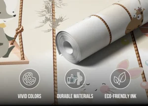 Dětská fototapeta Lesní Houpačky | Vliesová fototapeta na zed' | 375 x 270 cm | FTD5P 352353 - Obrázek 5