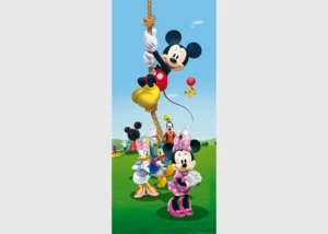 Fototapeta na zed' Disney Mickey Mouse na laně | 90 x 202 cm | FTDNV 5458