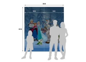 Fototapeta na zed' Disney Ledové království na ledě | 180 x 202 cm | FTDNXL 5149 - Obrázek 3