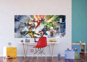 Wall Mural Marvel Avengers in the Battle, 202 x 90 cm, FTDNH 5397