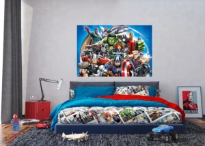 Fototapeta na zed' Marvel Avengers Celý tým | 155 x 110 cm | FTDNM 5279