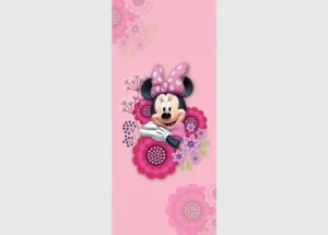 Fototapeta na zed' Disney Minnie Růžové květiny | 90 x 202 cm | FTDNV 5488 - Obrázek 2