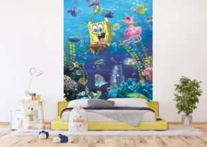 Wall Mural Spongebob Underwater Adventures | 252 x 182 cm | FTDXL 2051