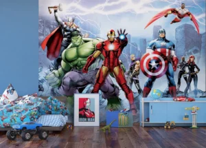 Vliesová fototapeta Komiksoví Avengers, Disney | 360 x 270 cm | FTDNXXL 5027