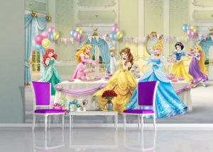 Vliesová fototapeta na zed' Disney Princezny | 360 x 270 cm | FTDN 5066 - Obrázek 3