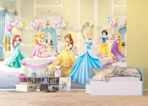 Vliesová fototapeta na zed' Disney Princezny | 360 x 270 cm | FTDN 5066