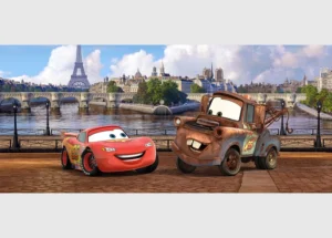 Fototapeta na zed' Disney Auta v Paříži | 202 x 90 cm | FTDNH 5303 - Obrázek 2