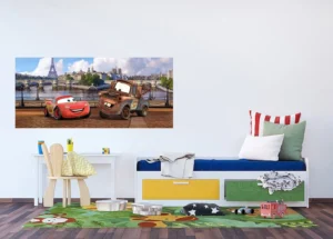 Fototapeta na zed' Disney Auta v Paříži | 202 x 90 cm | FTDNH 5303 - Obrázek 3