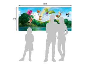 Fototapeta na zed' Disney Víly a duha | 202 x 90 cm | FTDNH 5308 - Obrázek 2