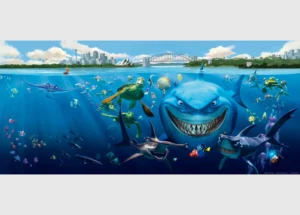 Wall Mural Disney Finding Nemo Shark Trap, 202 x 90 cm, FTDNH 5313 - Image 2