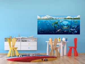 Wall Mural Disney Finding Nemo Shark Trap, 202 x 90 cm, FTDNH 5313 - Image 3