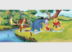Wall Mural Disney Winnie the Pooh Swim Time, 202 x 90 cm, FTDNH 5315 - Image 2