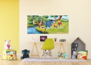 Wall Mural Disney Winnie the Pooh Swim Time, 202 x 90 cm, FTDNH 5315