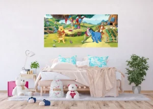 Wall Mural Disney Winnie the Pooh and Friends, 202 x 90 cm, FTDNH 5316 - Image 3