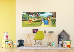 Wall Mural Disney Winnie the Pooh and Friends, 202 x 90 cm, FTDNH 5316