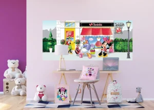 Wall Mural Disney Minnie and Daisy Shopping, 202 x 90 cm, FTDNH 5322