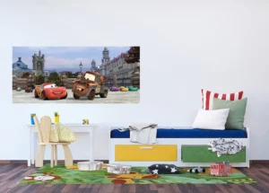 Fototapeta na zed' Disney Auta Londýn | 202 x 90 cm | FTDNH 5324 - Obrázek 3