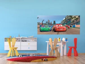 Fototapeta na zed' Disney Auta Závod | 202 x 90 cm | FTDNH 5339