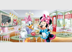 Wall Mural Disney Minnie and Daisy Breakfast, 202 x 90 cm, FTDNH 5344 - Image 2