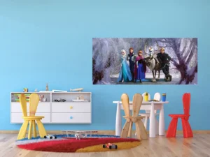 Fototapeta na zed' Disney Ledové království v lese | 202 x 90 cm | FTDNH 5347