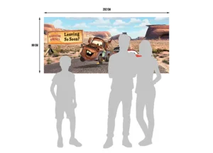 Fototapeta na zed' Disney Auta Kaňon | 202 x 90 cm | FTDNH 5356 - Obrázek 3