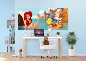 Fototapeta na zed' Disney Ariel Proměna | 202 x 90 cm | FTDNH 5363