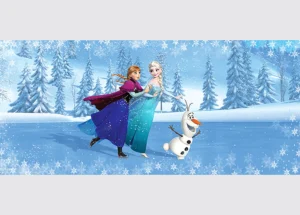 Fototapeta na zed' Disney Ledové království na ledě | 202 x 90 cm | FTDNH 5366