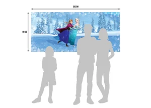 Fototapeta na zed' Disney Ledové království na ledě | 202 x 90 cm | FTDNH 5366 - Obrázek 3