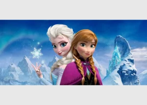 Wall Mural Disney Frozen Elsa and Anna, 202 x 90 cm, FTDNH 5370 - Image 2