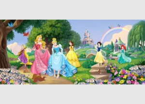 Fototapeta na zed' Disney Princezny v zahradě | 202 x 90 cm | FTDNH 5378 - Obrázek 2