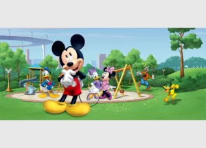 Fototapeta na zed' Disney Mickey Mouse Hřiště | 202 x 90 cm | FTDNH 5382 - Obrázek 2