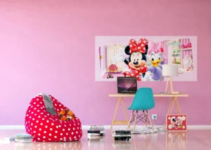 Fototapeta na zed' Disney Minnie a Daisy v pokoji | 202 x 90 cm | FTDNH 5383 - Obrázek 3