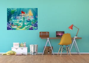 Fototapeta na zed' Disney Ariel pod hladinou | 155 x 110 cm | FTDNM 5207