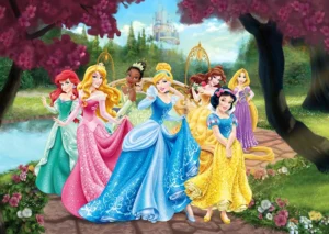 Fototapeta na zed' Disney Princezny v lese | 155 x 110 cm | FTDNM 5217 - Obrázek 2