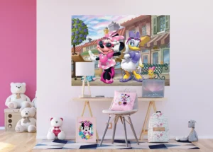 Wall Mural Disney Minnie and Daisy, 155 x 110 cm, FTDNM 5228