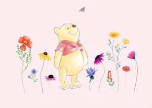 Fototapeta na zed' Disney Medvídek Pú Květiny | 155 x 110 cm | FTDNM 5266 - Obrázek 2