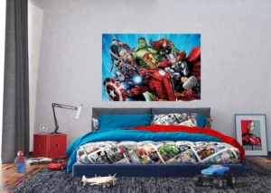 Fototapeta na zed' Marvel Avengers Připraveni k boji | 155 x 110 cm | FTDNM 5275
