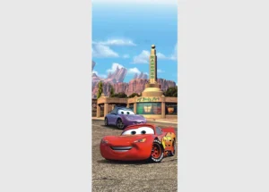 Fototapeta na zed' Disney Auta McQueen a Sally | 90 x 202 cm | FTDNV 5405 - Obrázek 2