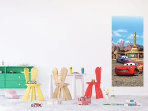 Fototapeta na zed' Disney Auta McQueen a Sally | 90 x 202 cm | FTDNV 5405