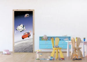 Fototapeta na zed' Disney Auta ve vesmíru | 90 x 202 cm | FTDNV 5431 - Obrázek 2