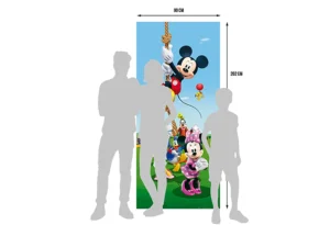 Fototapeta na zed' Disney Mickey Mouse na laně | 90 x 202 cm | FTDNV 5458 - Obrázek 3